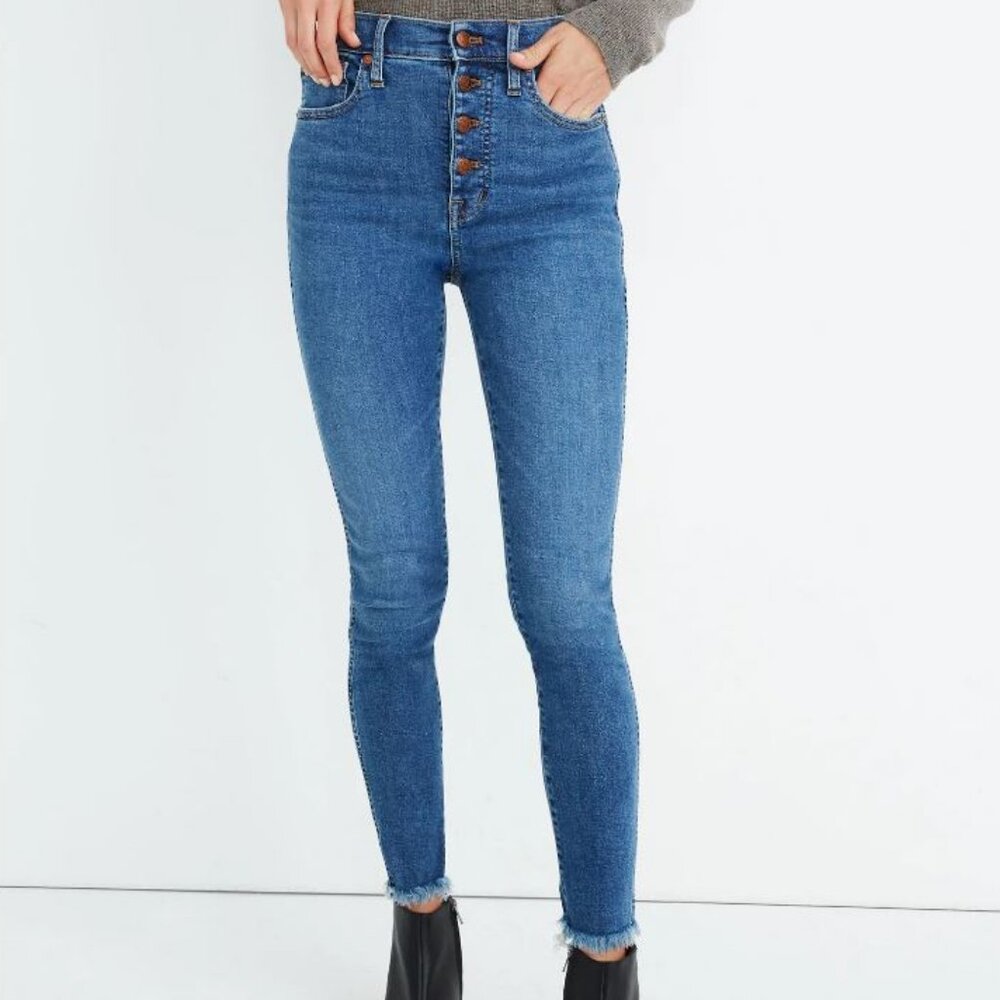 Madewell 10" High Rise Skinny Jeans Size 27 - Picture 1 of 11